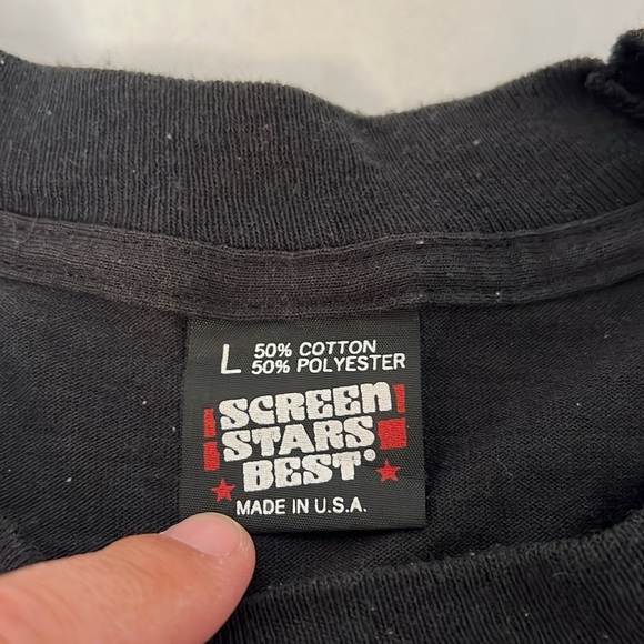 90’s VINTAGE BAND TEE BACHMAN TURNER OVERDRIVE SIZE LARGE BLACK - Picture 5 of 13